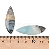Natural Flower Amazonite Pendants G-K381-24B-3