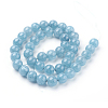 Natural White Jade Imitation Amazonite Beads Strands X-G-F364-16-8mm-3