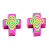 Handmade Polymer Clay Beads CLAY-T020-30F-2