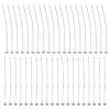 40Pcs 925 Sterling Silver Flat Head Pins STER-SC0001-08-1