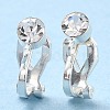 Brass Clip-on Earring Findings LS-KK-C219-01S-1