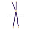 Twisted Nylon Cord Silder Bracelets DIY-B066-03G-03-1