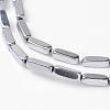 Cuboid Non-Magnetic Synthetic Hematite Beads Strands G-D800-11B-1