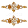 Alloy Rhinestone Ornmament Accessories DIY-WH0021-82G-1