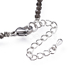 Natural Obsidian Bead Bracelets X-BJEW-JB04555-07-3