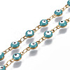 304 Stainless Steel Enamel Chains CHS-P006-02G-02-2