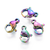 Ion Plating(IP) 304 Stainless Steel Lobster Claw Clasps STAS-E475-02D-2