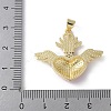Brass Enamel Pendants KK-D336-07G-01-3