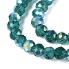 AB Color Plated Transparent Glass Rondelle Beads Strands EGLA-T029-2mm-10N-3