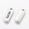Tibetan Style Alloy Rectangle Pendants TIBEP-Q043-054-RS-2