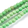 Synthetic Turquoise Beads Strands TURQ-G106-4mm-02-2