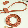 Flat Imitation Leather Drawstring for Bucket Bag FIND-WH20007-51A-7