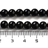 Natural Obsidian Bead Strands X-G-R173-6mm-02-3