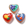 Baking Paint Glass Enamel Beads LAMP-V001-06-2