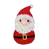 Christmas Theme Santa Claus Needle Felting Kit DIY-I092-03-2