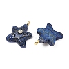 Dyed Natural Lapis Lazuli Pendants X-G-H353-01G-05-2