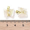 Golden Rack Plating Brass Micro Pave Cubic Zirconia Pendants KK-R161-06G-01-3