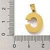 Ion Plating(IP) 304 Stainless Steel Pendants STAS-U024-01C-3