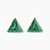 Cubic Zirconia Pointed Back Cabochons ZIRC-WH0001-A07-1
