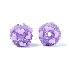 Opaque Acrylic & Transparent Resin Rhinestone Beads SACR-Q005-02A-02-2