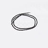 Natural Black Spinel Beads Strands G-E351-01A-3