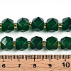 Natural Green Onyx Agate(Dyed & Heated) Beads Strands G-T140-09A-5