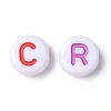 Opaque White Acrylic Beads MACR-N012-01-7