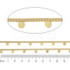 Ion Plating(IP) 304 Stainless Steel Curb Chains AJEW-Q150-04G-02-2