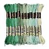 12 Skeins 12 Colors 6-Ply Polyester Embroidery Floss OCOR-M009-01B-06-1