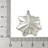 304 Stainless Steel Pendants STAS-L022-432P-3