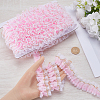 10M Polyester Polka Dot Lace Ribbons OCOR-GF0003-35B-3