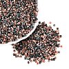 Opaque Picasso Cylinder Glass Beads SEED-Q039-06A-10-1