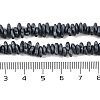 Electroplated Synthetic Non-magnetic Hematite Beads Strands G-G174-A01-01-4