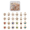 Alloy Rhinestone Pendants PALLOY-TA0002-27LG-10