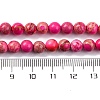 Dyed Natural Regalite/Imperial Jasper/Sea Sediment Jasper Beads Strands G-B124-C02-07-3
