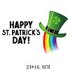 Saint Patrick's Day Theme PET Sublimation Stickers PW-WG82990-06-1