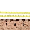 Transparent Glass Beads Strands GLAA-H021-03-23-4