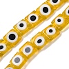 Handmade Evil Eye Lampwork Beads Strands LAMP-G166-03C-1