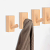 Wood Clothes Hanger Hook AJEW-WH0182-93B-5