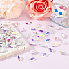 100Pcs Pointed Back Glass Rhinestone Cabochons RGLA-FG0001-05B-5