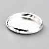 304 Stainless Steel Cabochon Settings STAS-Y001-12C-S-4