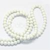 Baking Paint Glass Round Bead Strands DGLA-Q020-6mm-01-3