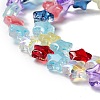 Transparent Glass Beads Strand GLAA-F112-02B-4