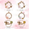 12Pcs Alloy Enamel Pendants JX135A-2