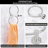304 Stainless Steel Bathroom Accessories Kit HJEW-UN0001-06-4