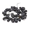 Natural Tektite Beads Strands G-K419-02B-2