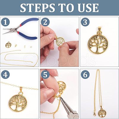 400Pcs 4 Style Brass Snap on Bails KK-FH0003-47-1