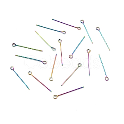 Ion Plating(IP) 304 Stainless Steel Eye Pins STAS-E156-01M-01-1