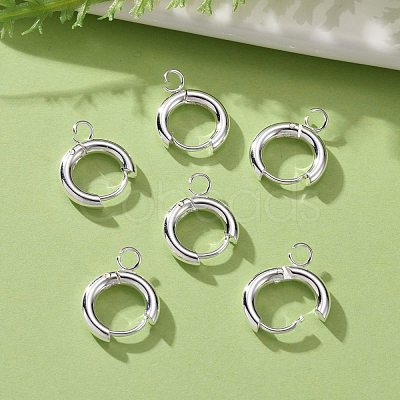 201 Stainless Steel Huggie Hoop Earring Findings STAS-P283-01A-S-1
