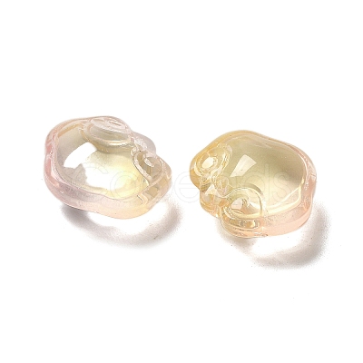 Transparent Glass Pendants GLAA-D025-08G-1